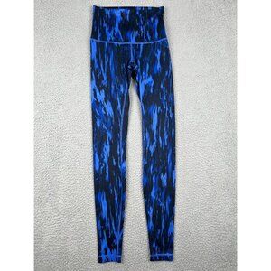Lululemon Womens Leggings Painted Animal Sprinkler Black Wunder Under HighRise 4
